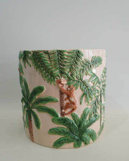 Vaso Jungle con Scimmiette Medio | EDG