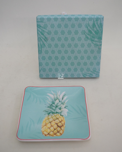 Piattino Quadrato Ananas | HENRIETTE