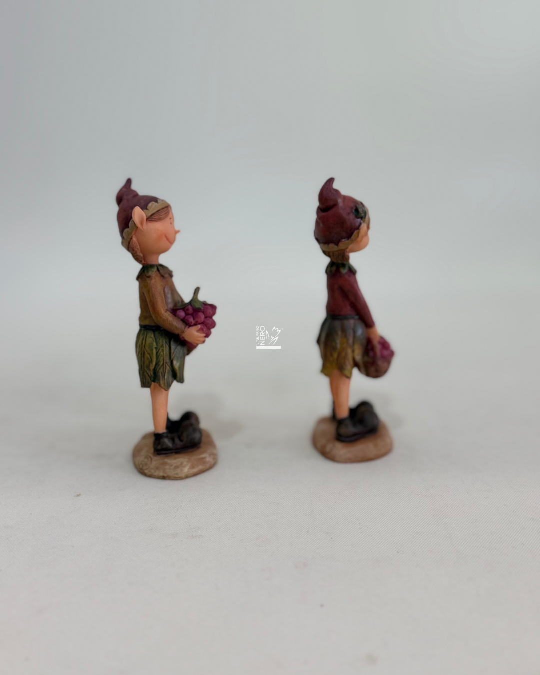 Set Quattro Elfi Con Mirtilli | PABEN