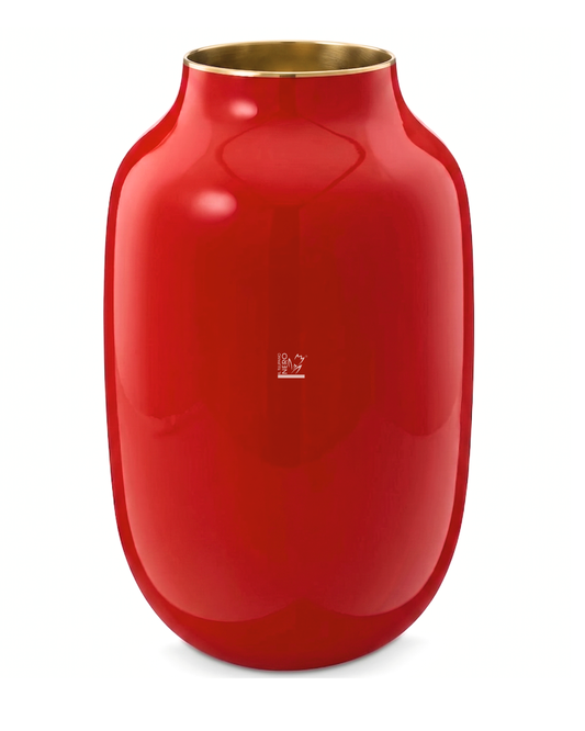Vaso in Metallo Rosso