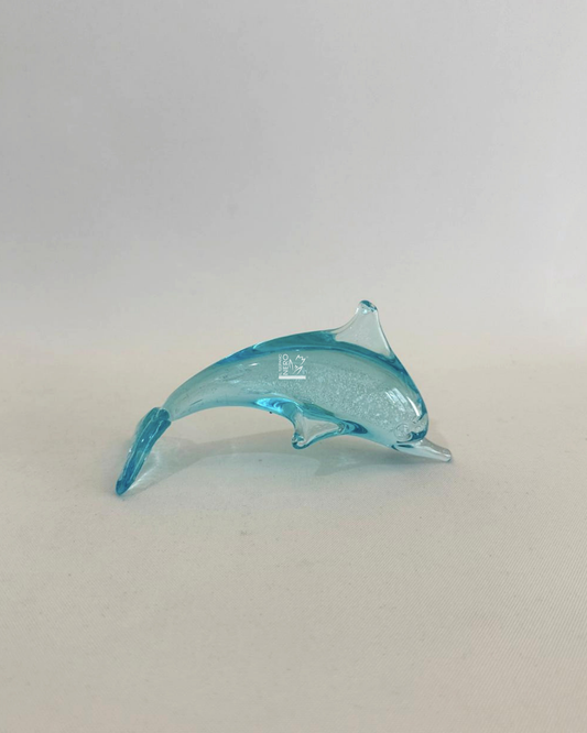Delfino Azzurro Vetro
