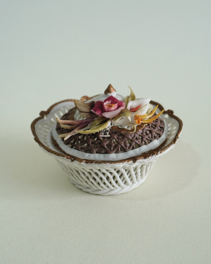 Cestino con Coperchio | Maiello Capodimonte