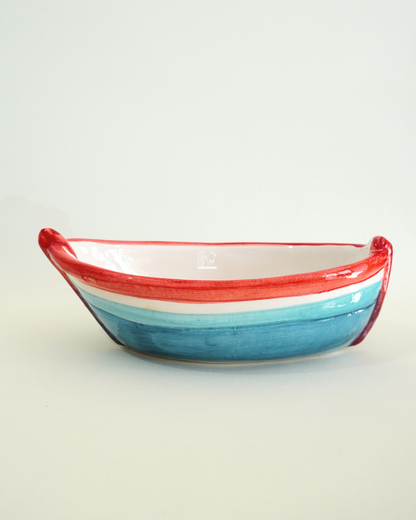Barca Azzurra e Rossa | Ceramiche Artistiche Calabresi