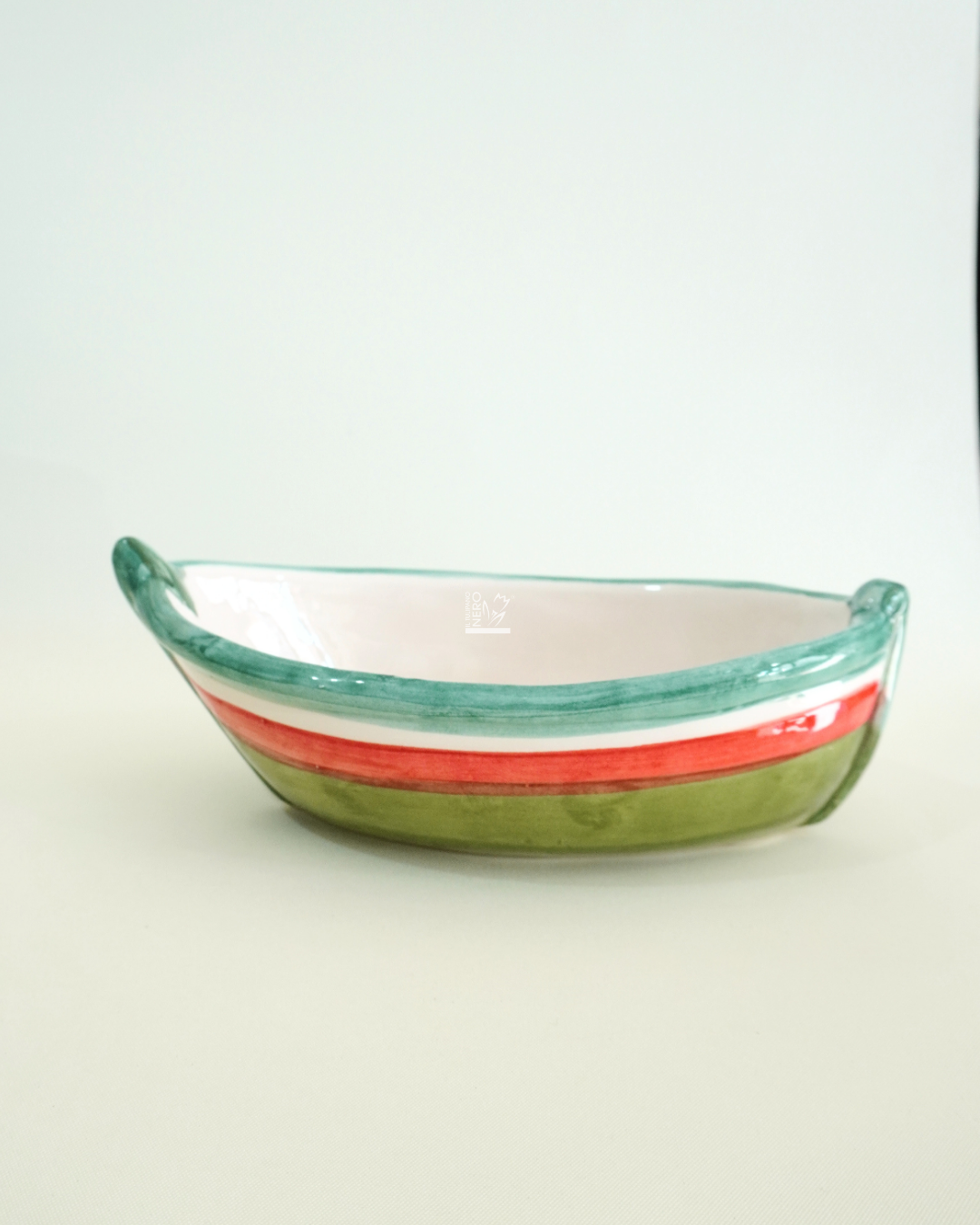 Barca Verde e Rossa | Ceramiche Artistiche Calabresi