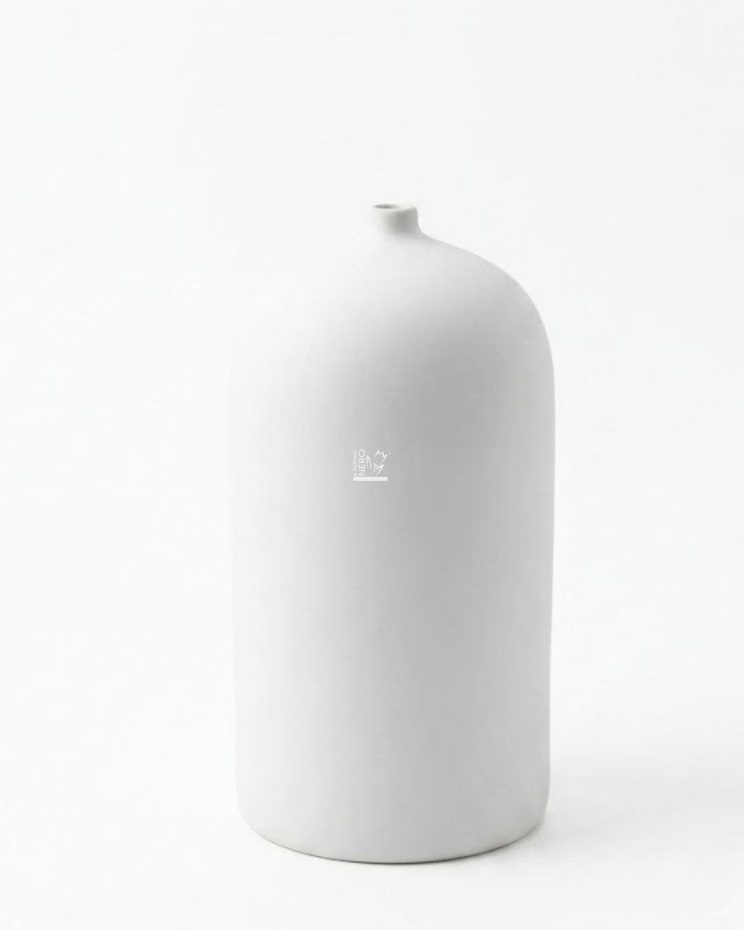 Vaso Monofiore Bianco Opaco Grande | EDG