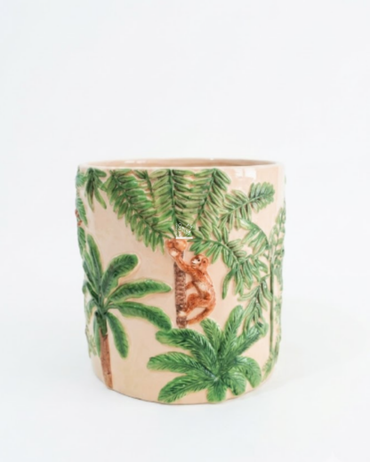 Vaso Jungle con Scimmiette Medio | EDG