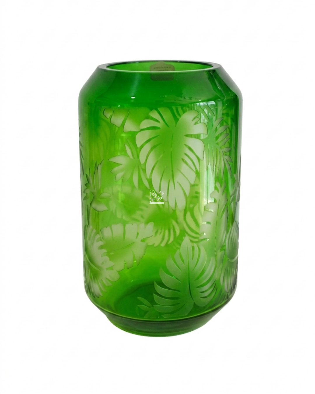 Vaso Vetro Verde Tropical Botanica