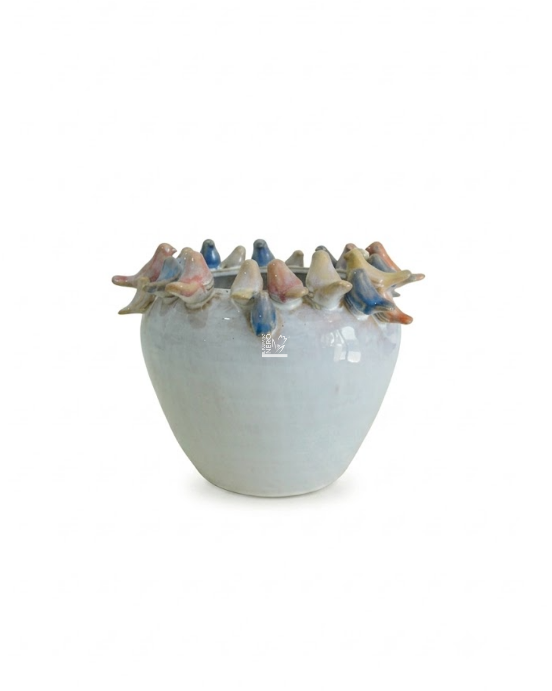 Vaso con Uccellini