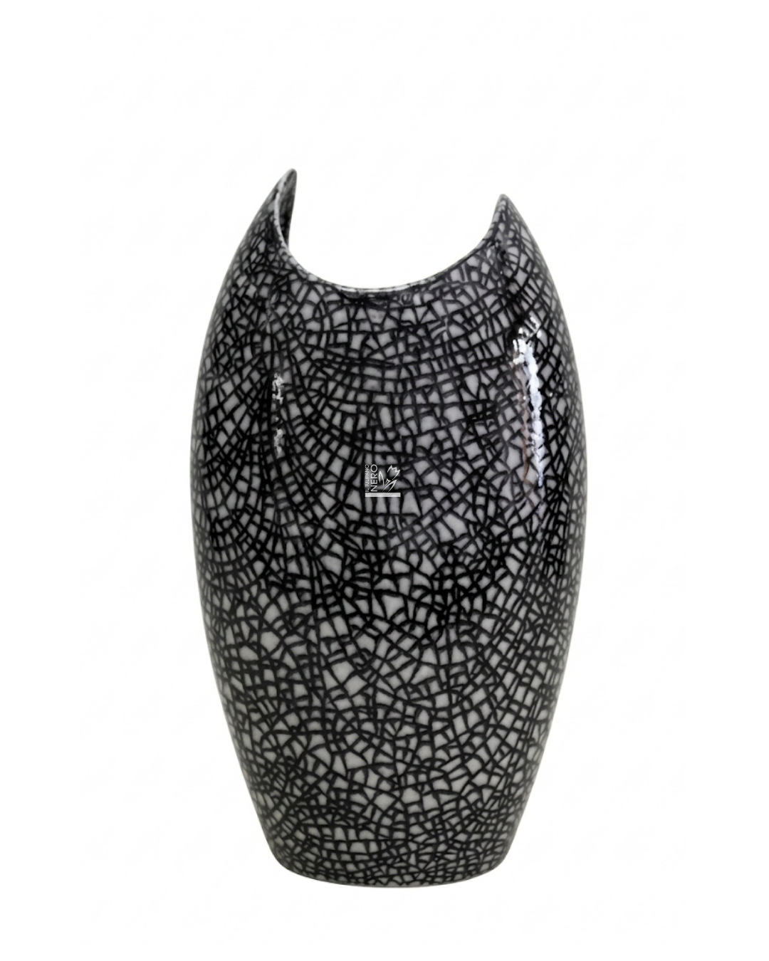 Vaso in Ceramica Grigio Antracite
