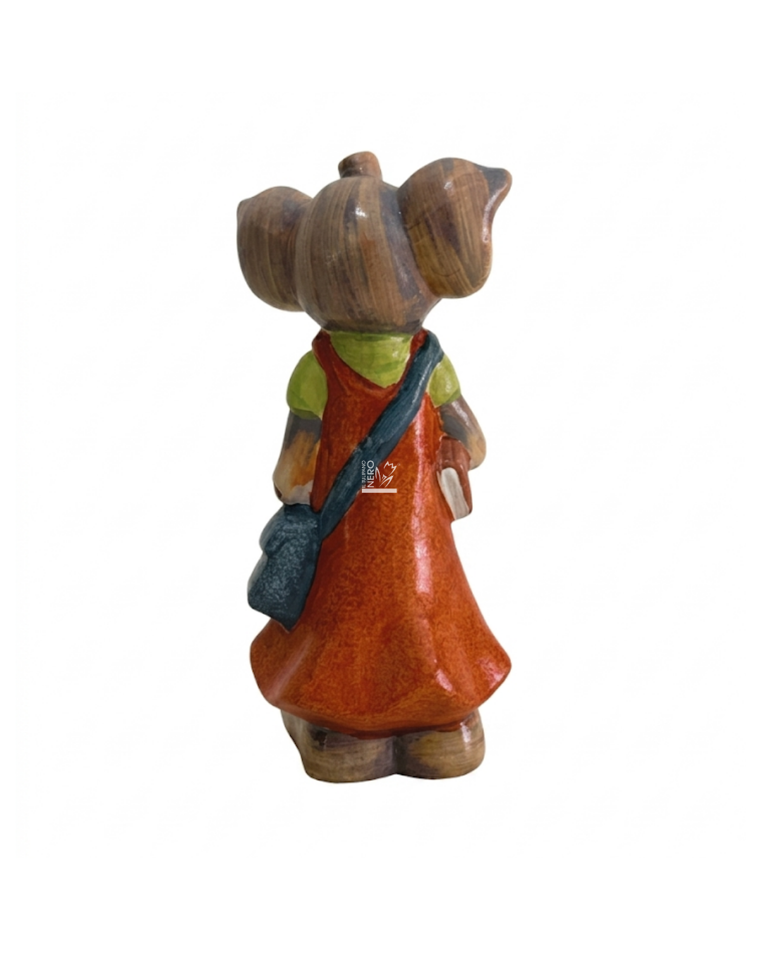 Elefantino Libro Chiuso Terracotta Grande