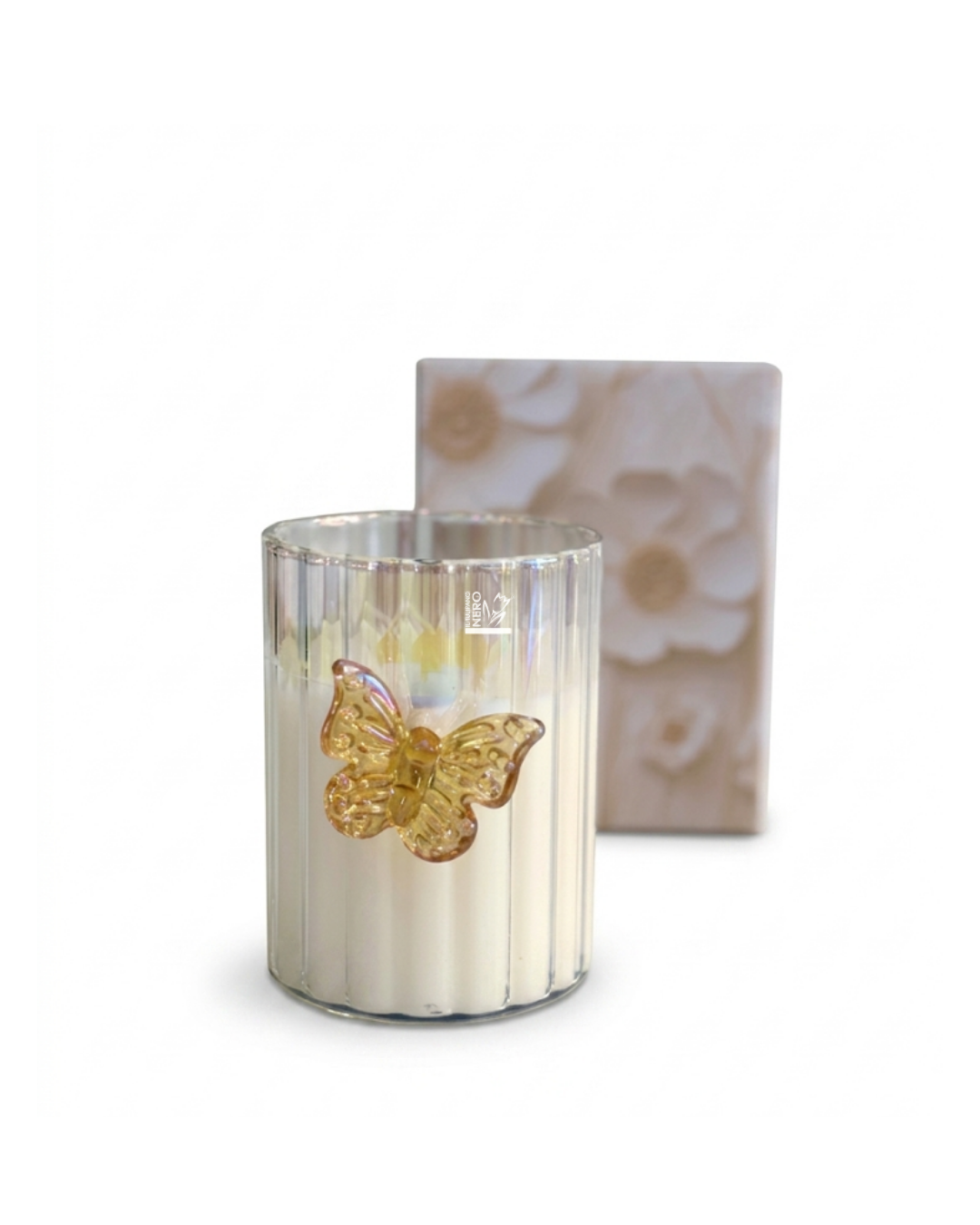 Candela Profumata Daisy J'adore Farfalla Ambra | HERVIT Creations