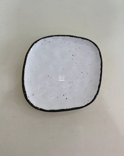 Piatto Frutta Bianco STONE | HENRIETTE