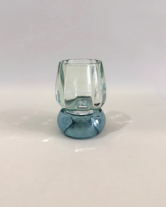 Portacandele Azzurro Polvere Acqua Marina | EDG