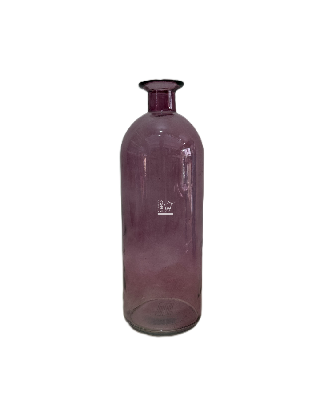 Vaso a Bottiglia in Vetro Viola Grande | EDG