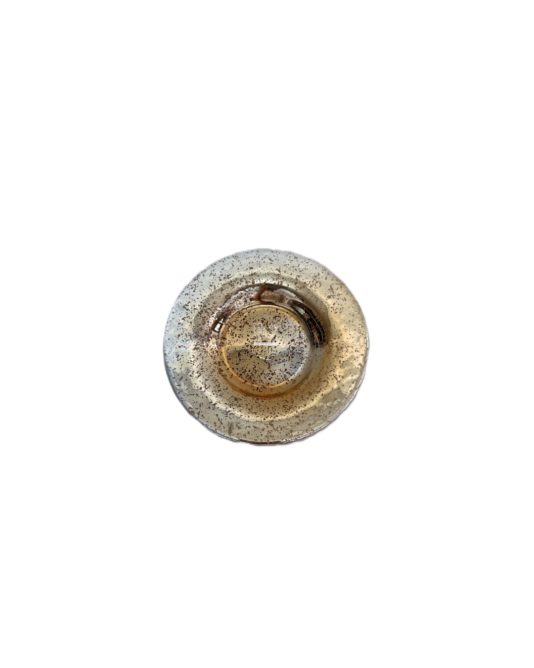 Piattino in Vetro Oro Anticato