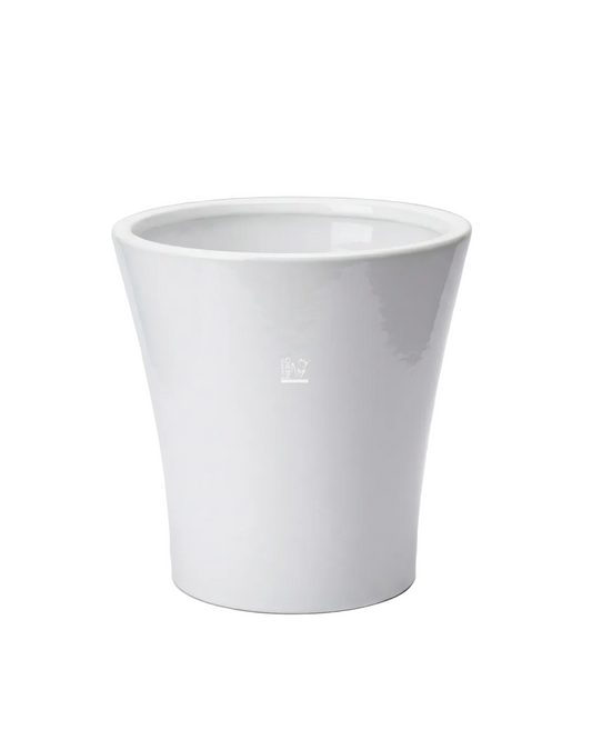Vaso Rotondo Svasato Bianco Medio | EDG